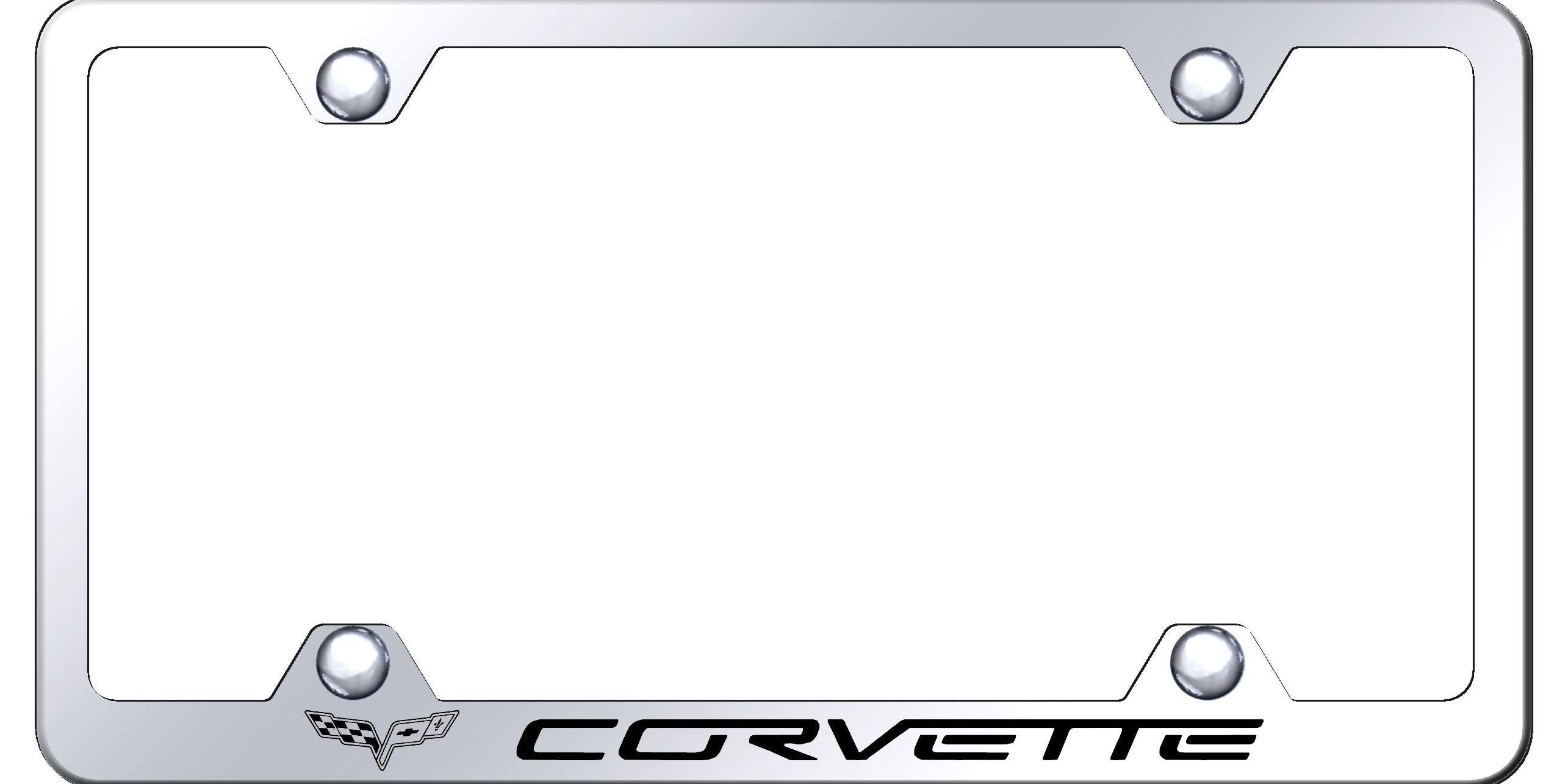 Corvette C6 Steel Wide Body Frame - Laser Etched Mirrored