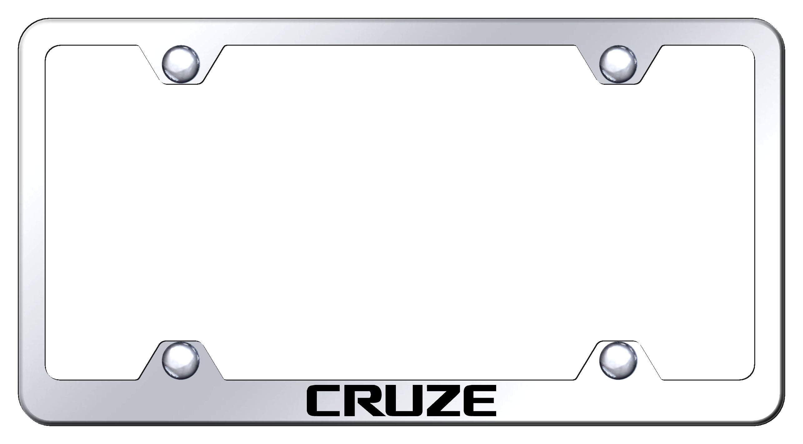 Cruze Steel Wide Body Frame - Laser Etched Mirrored