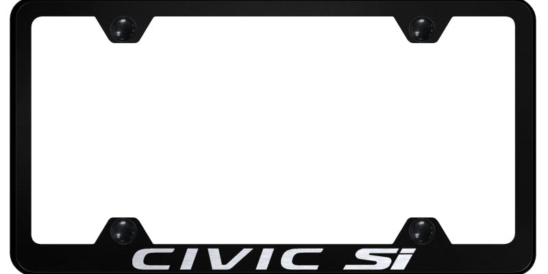 Civic SI Steel Wide Body Frame - Laser Etched Black