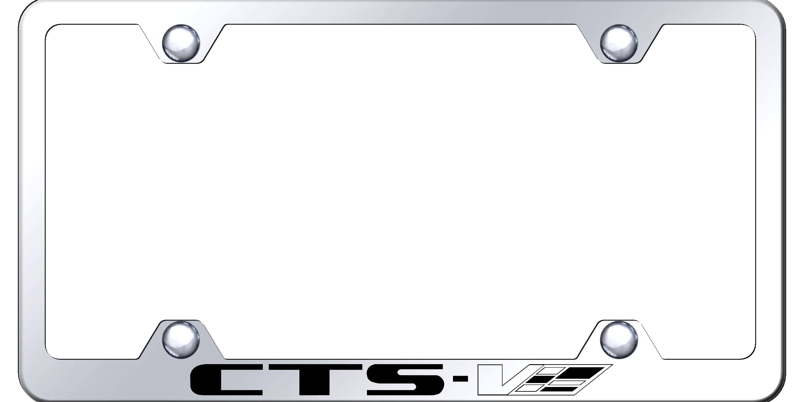 CTS-V Steel Wide Body Frame - Laser Etched Mirrored