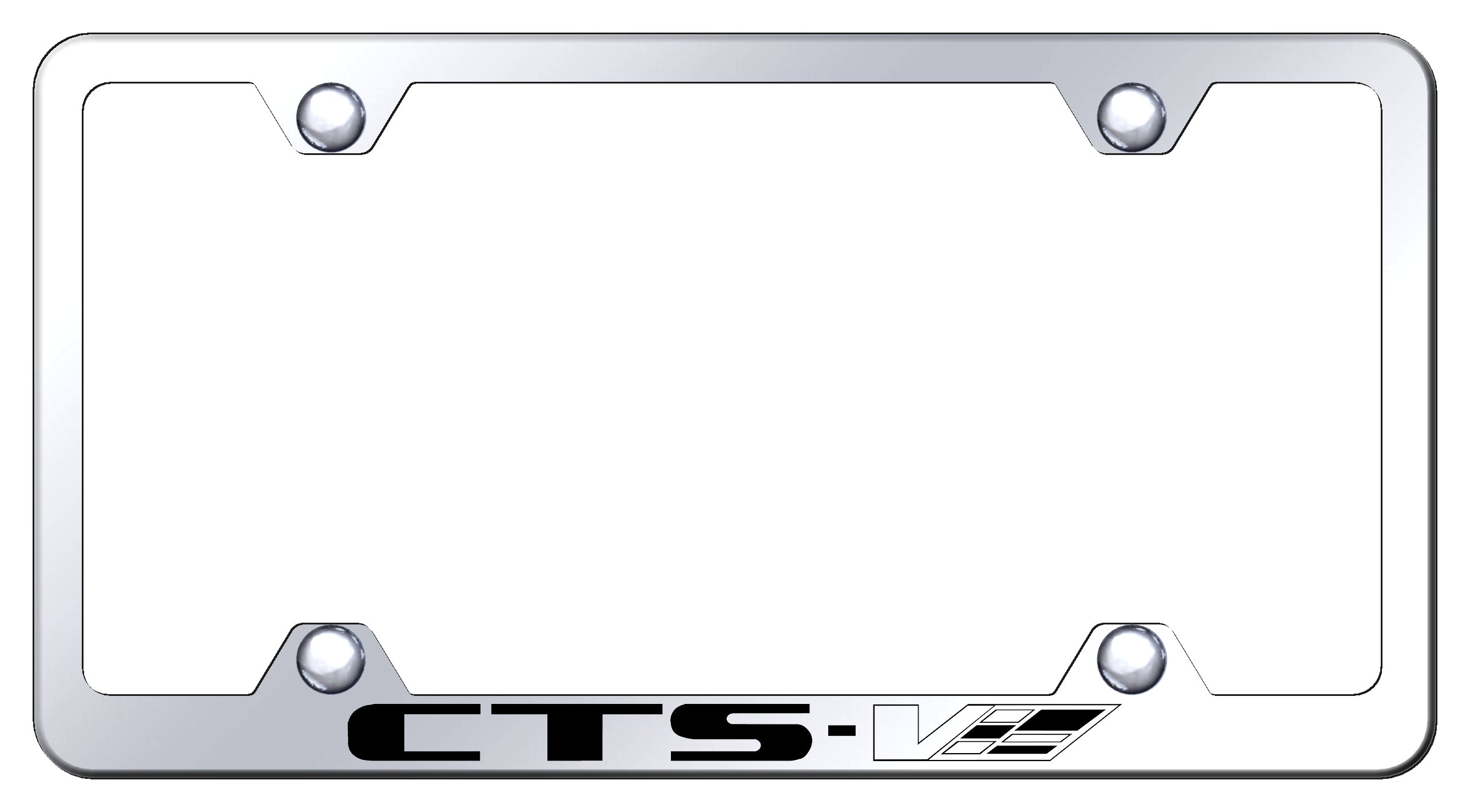 CTS-V Steel Wide Body Frame - Laser Etched Mirrored