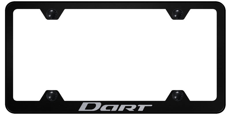 Dart Steel Wide Body Frame - Laser Etched Black