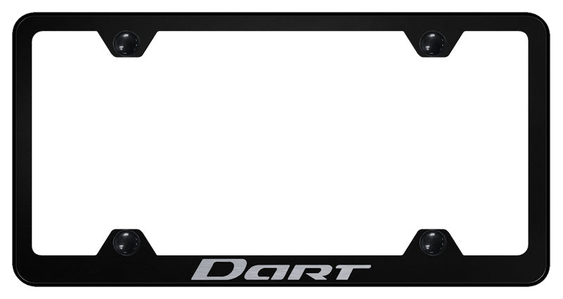 Dart Steel Wide Body Frame - Laser Etched Black