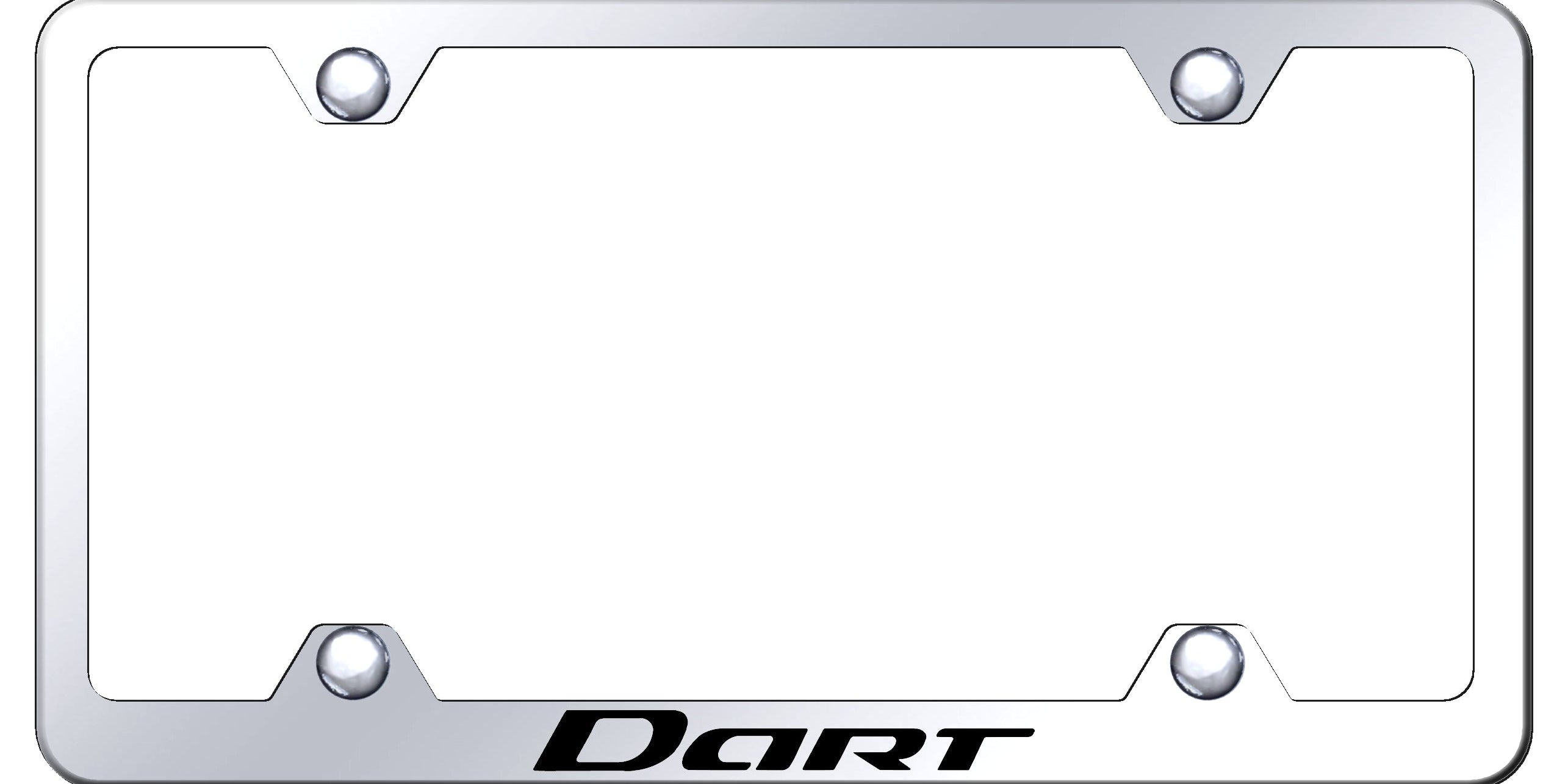 Dart Steel Wide Body Frame - Laser Etched Mirrored