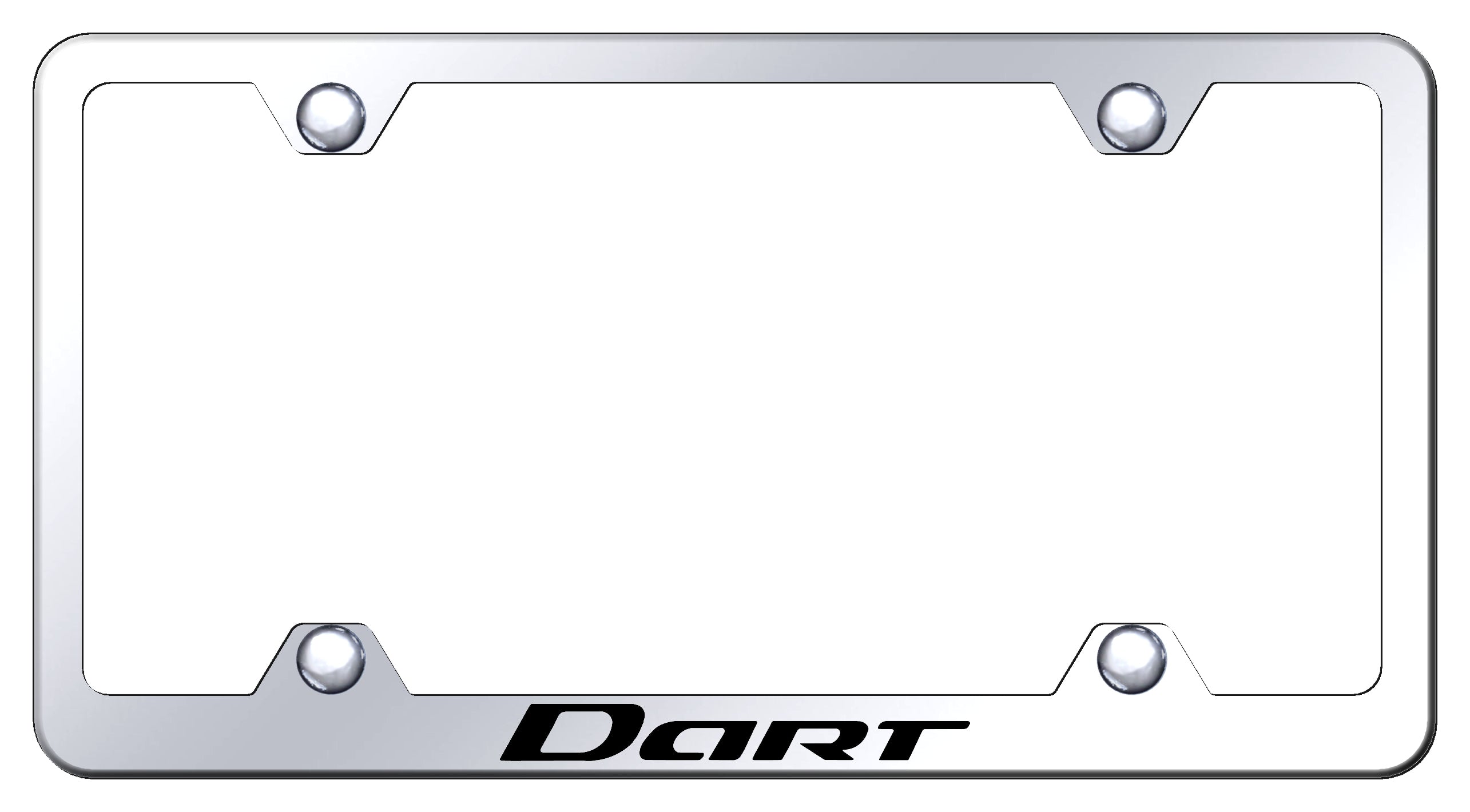 Dart Steel Wide Body Frame - Laser Etched Mirrored