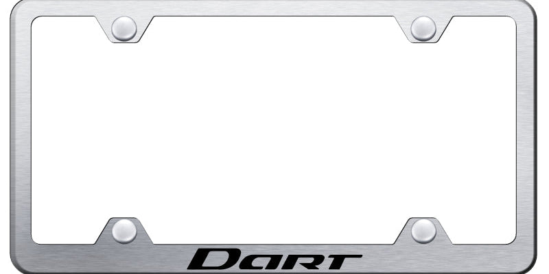 Dart Steel Wide Body Frame - Laser Etched Brushed