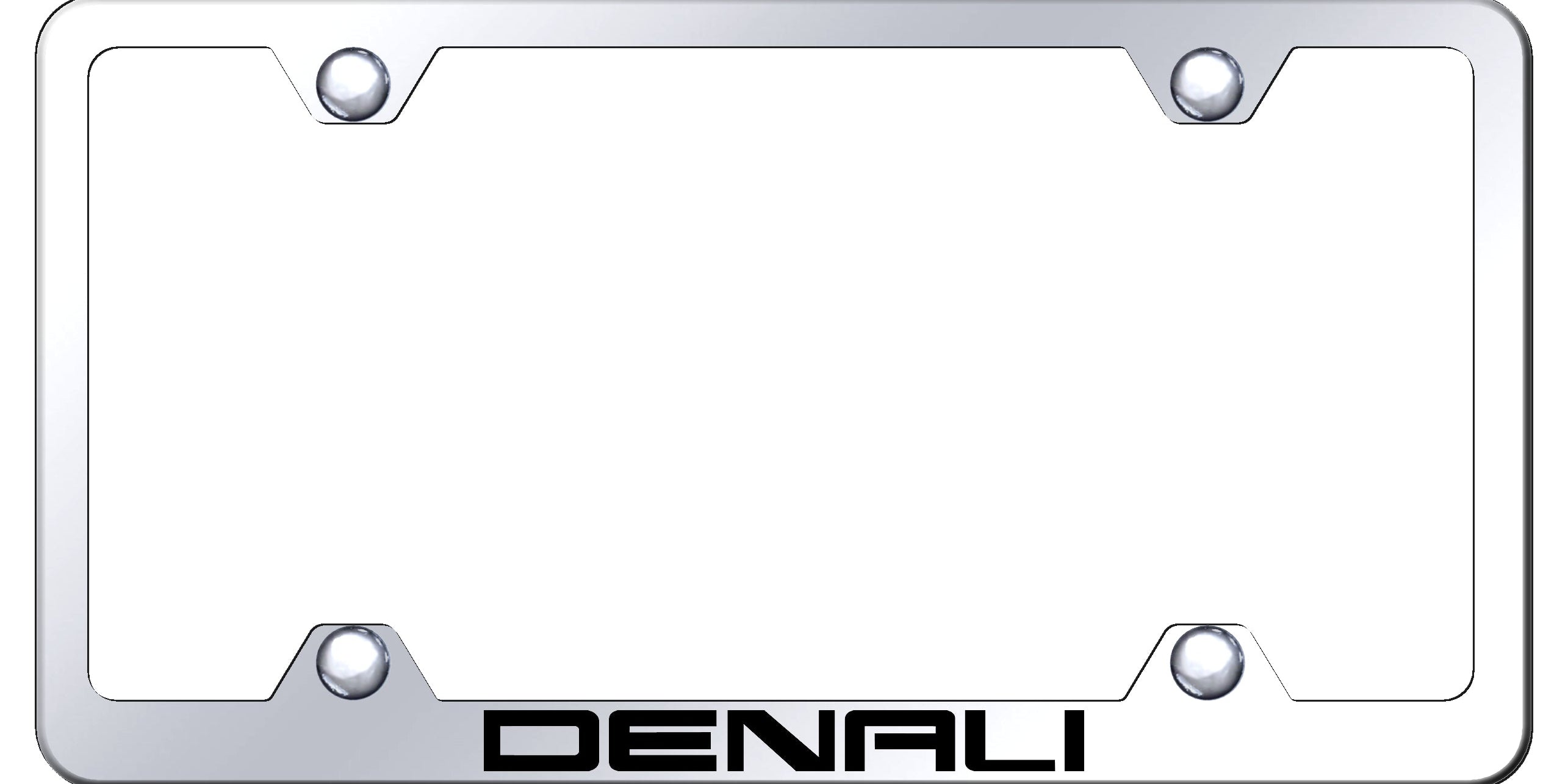 Denali Steel Wide Body Frame - Laser Etched Mirrored