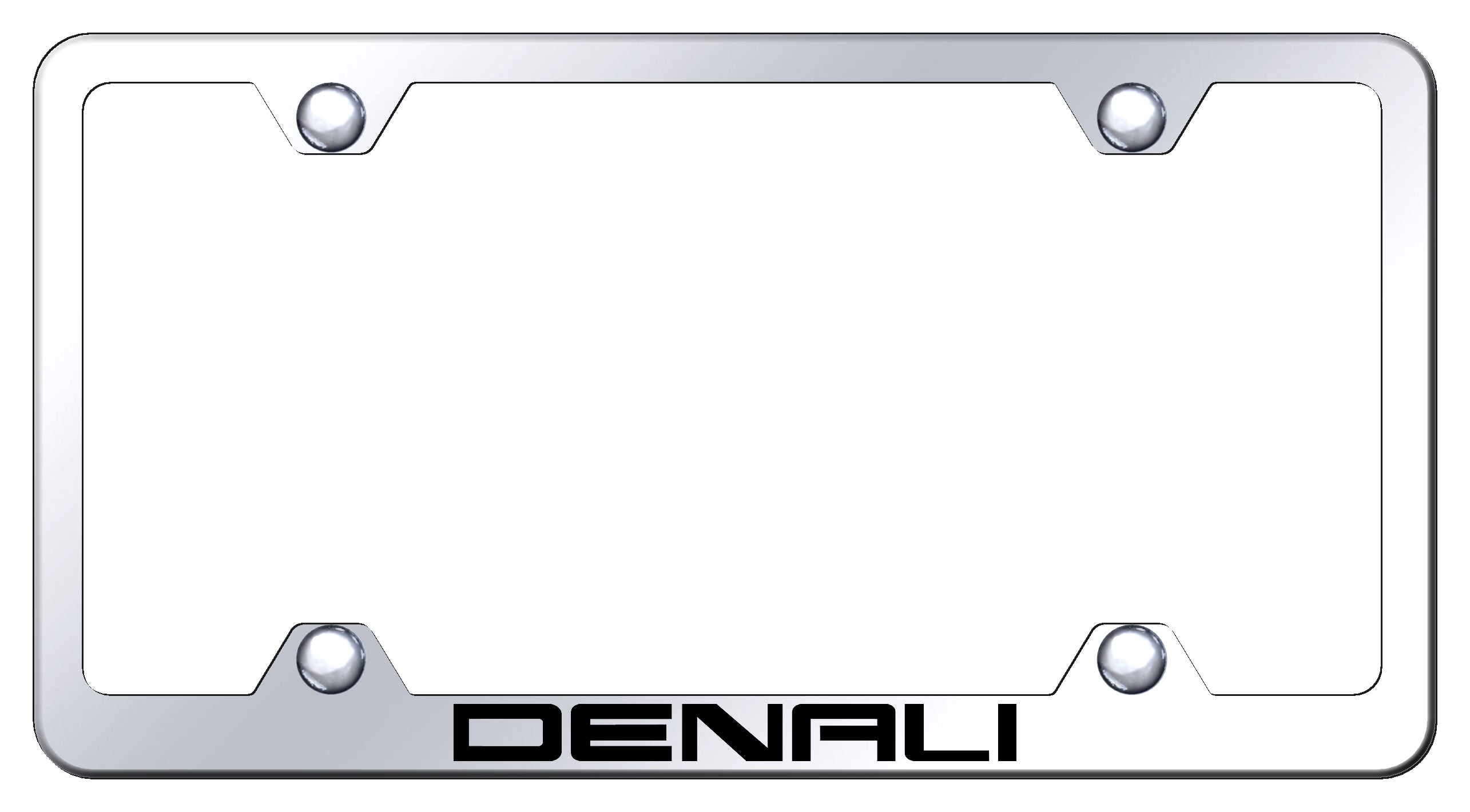 Denali Steel Wide Body Frame - Laser Etched Mirrored