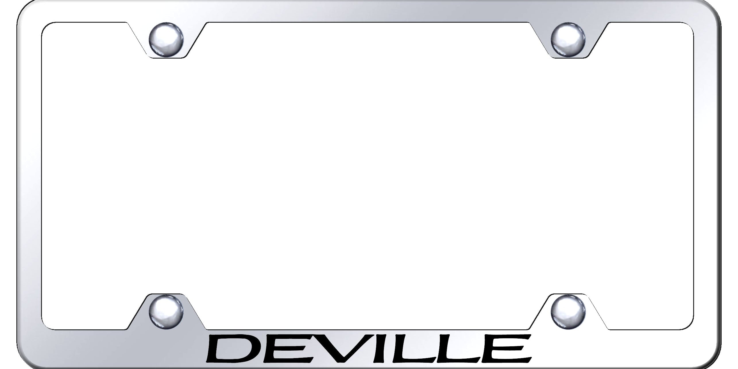 Deville Steel Wide Body Frame - Laser Etched Mirrored