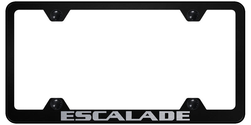 Escalade Steel Wide Body Frame - Laser Etched Black