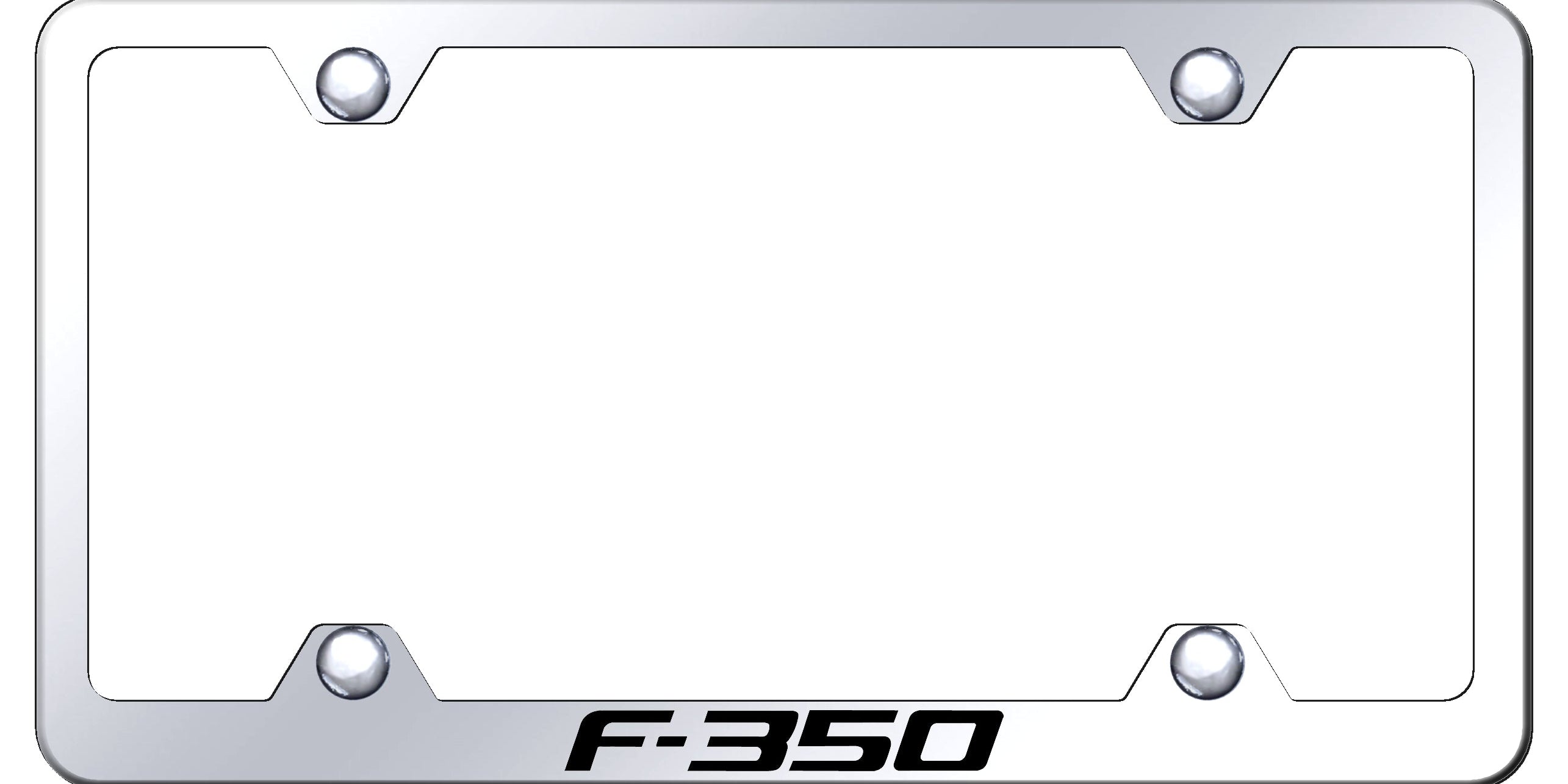 F-350 Steel Wide Body Frame - Laser Etched Mirrored