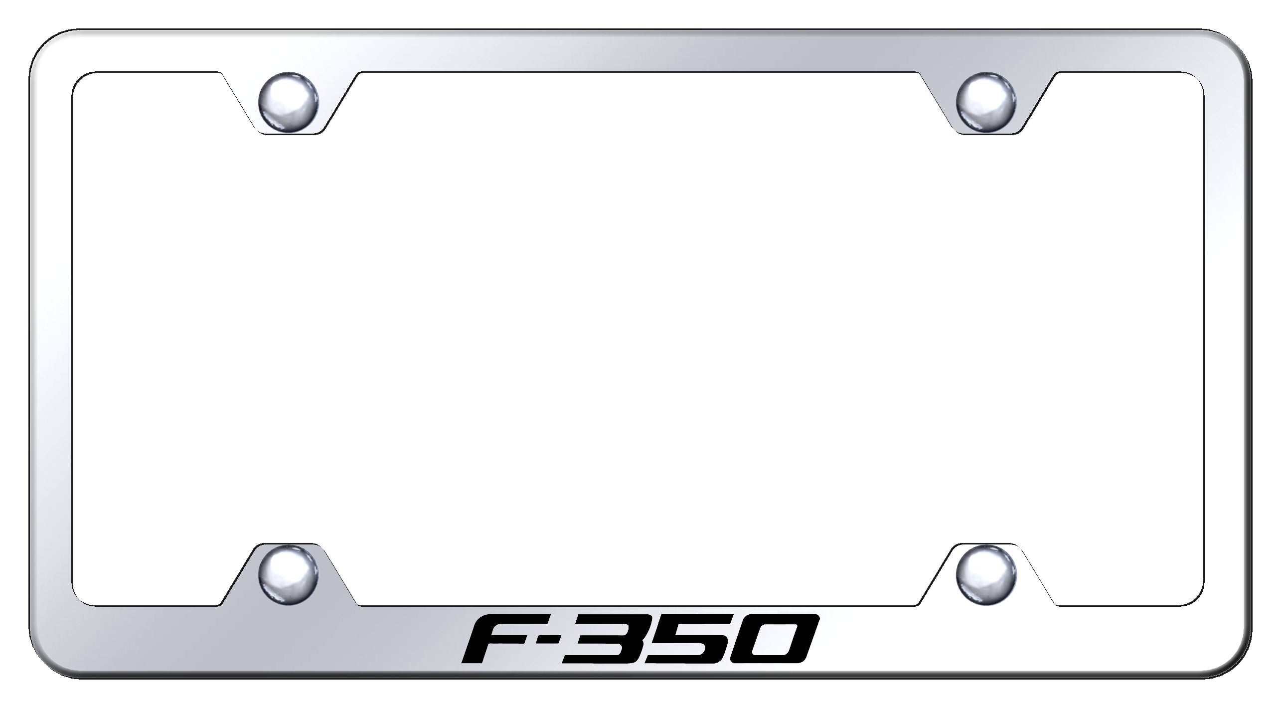 F-350 Steel Wide Body Frame - Laser Etched Mirrored