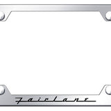 Fairlane Steel Wide Body Frame - Laser Etched Mirrored