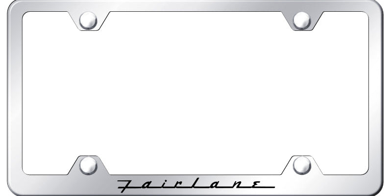 Fairlane Steel Wide Body Frame - Laser Etched Mirrored