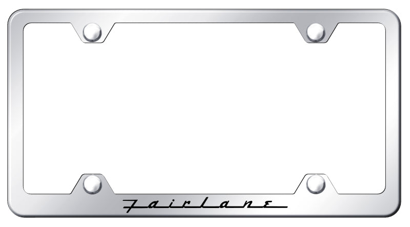 Fairlane Steel Wide Body Frame - Laser Etched Mirrored