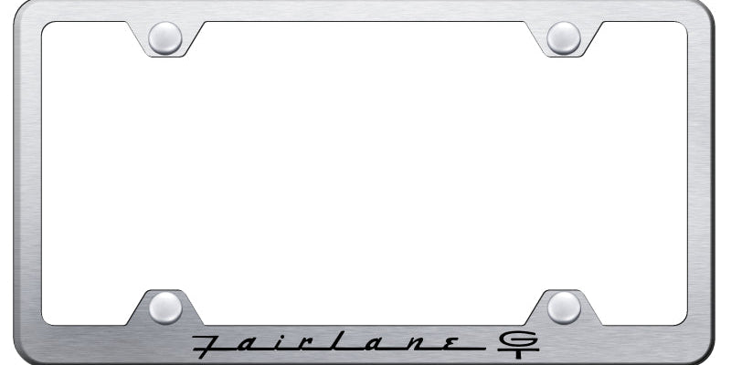 Fairlane GT Steel Wide Body Frame - Laser Etched Brushed