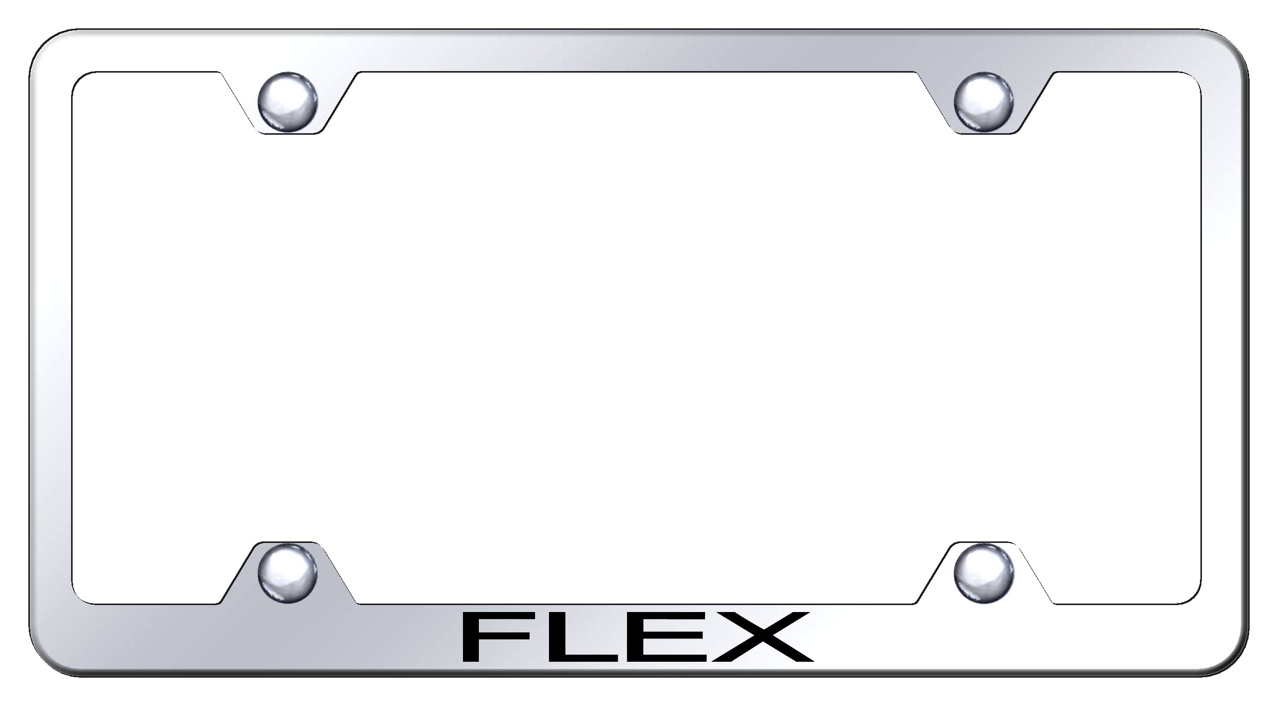 Flex Steel Wide Body Frame - Laser Etched Mirrored