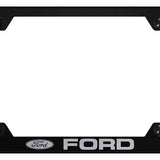 Ford Steel Wide Body Frame - Laser Etched Black