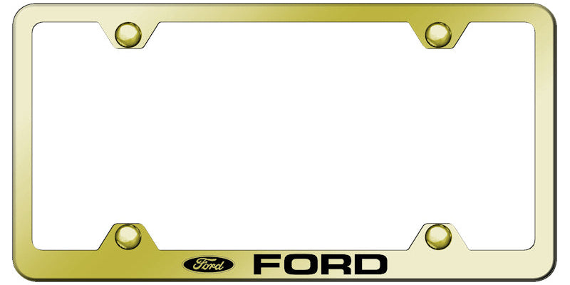 Ford Steel Wide Body Frame - Laser Etched Gold