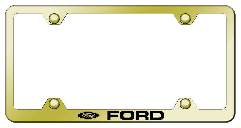 Ford Steel Wide Body Frame - Laser Etched Gold