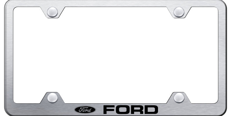 Ford Steel Wide Body Frame - Laser Etched Brushed