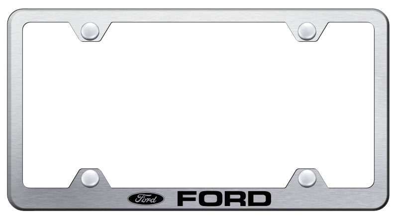 Ford Steel Wide Body Frame - Laser Etched Brushed