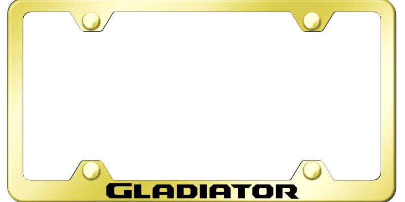 Gladiator Steel Wide Body Frame - Laser Etched Gold