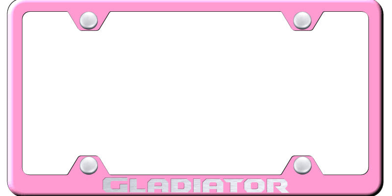 Gladiator Steel Wide Body Frame - Laser Etched Pink