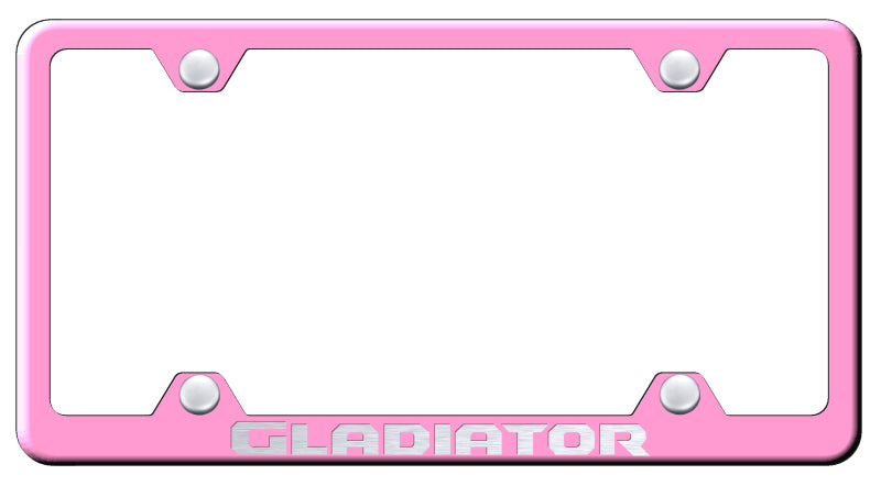 Gladiator Steel Wide Body Frame - Laser Etched Pink