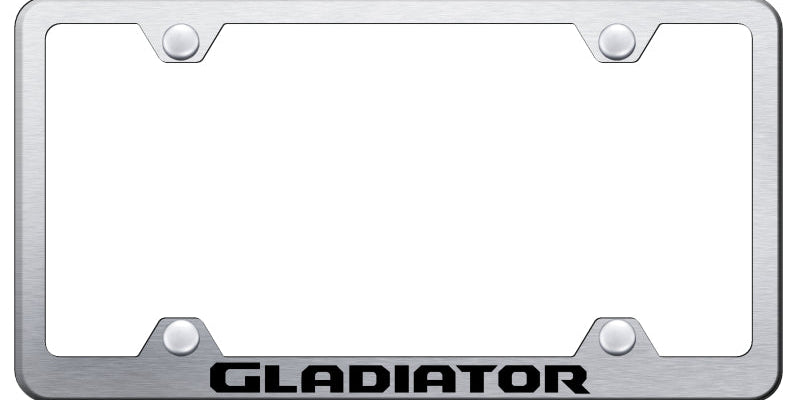 Gladiator Steel Wide Body Frame - Laser Etched Brushed