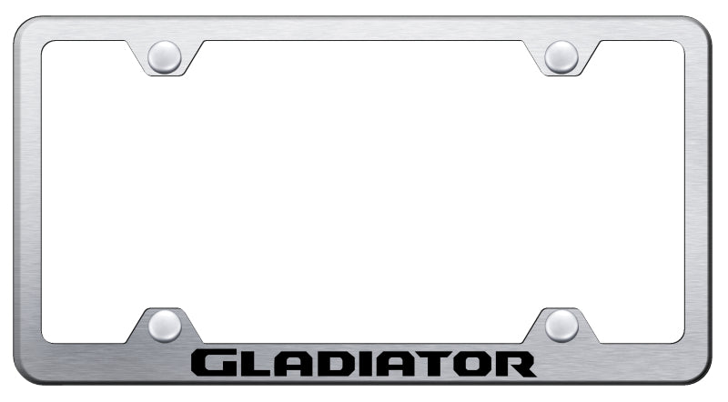 Gladiator Steel Wide Body Frame - Laser Etched Brushed