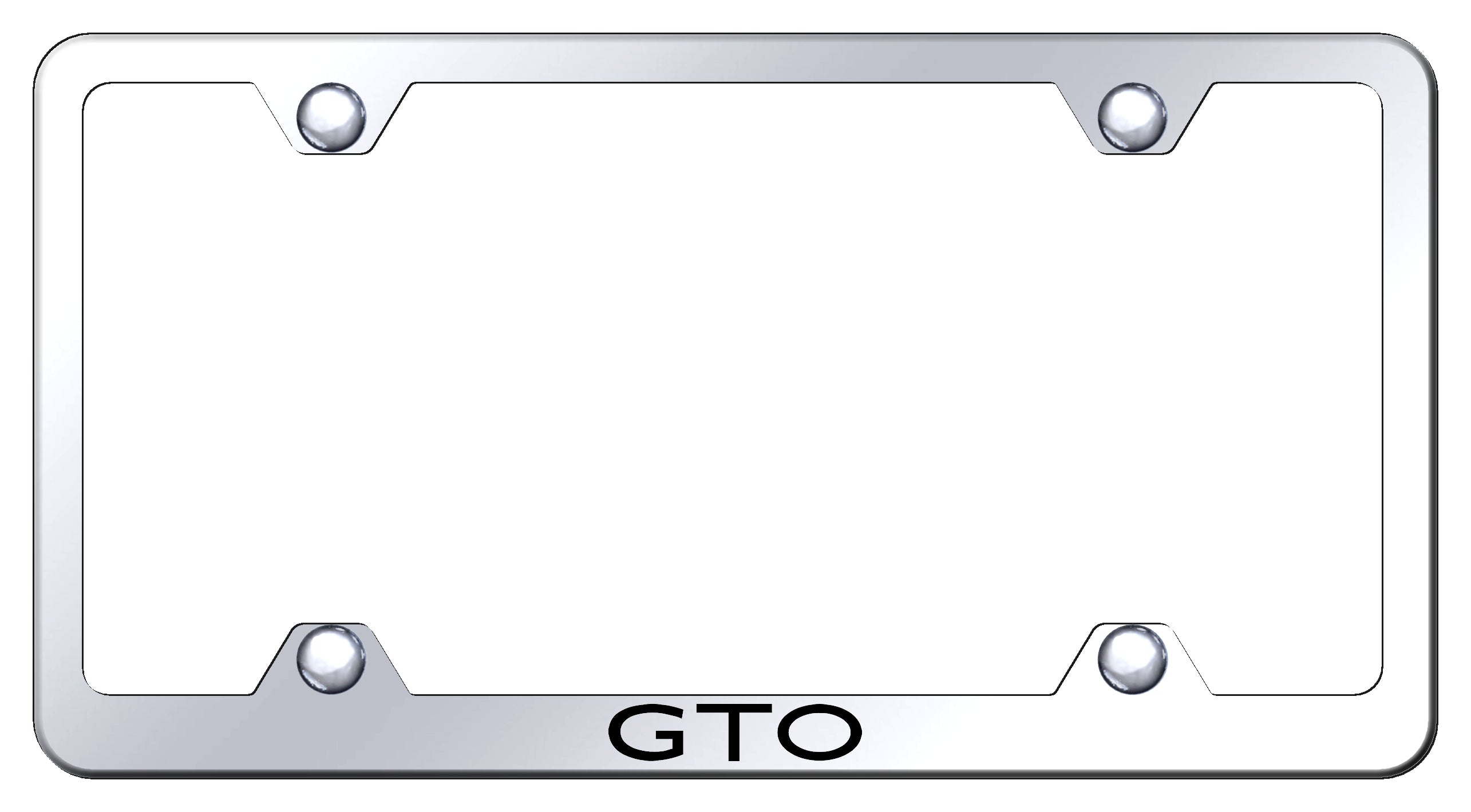 GTO Steel Wide Body Frame - Laser Etched Mirrored