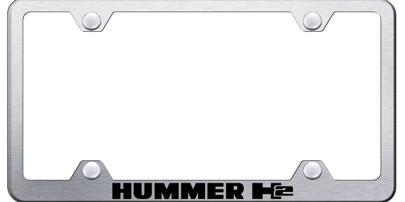 Hummer H2 Steel Wide Body Frame - Laser Etched Brushed