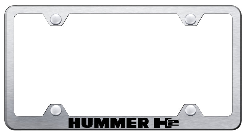 Hummer H2 Steel Wide Body Frame - Laser Etched Brushed