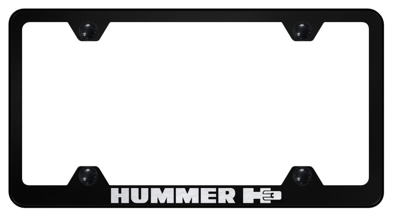 Hummer H3 Steel Wide Body Frame - Laser Etched Black