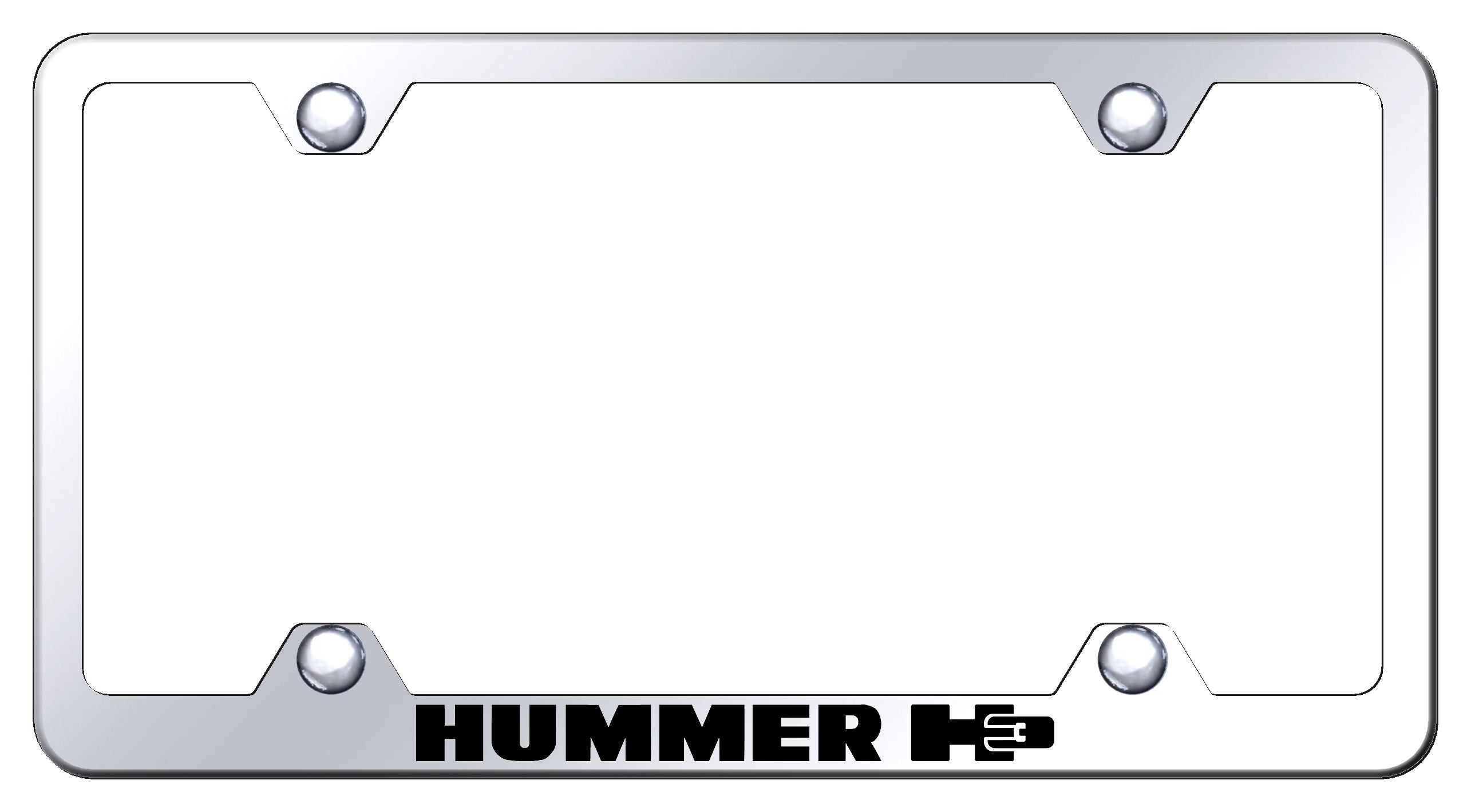 Hummer H3 Steel Wide Body Frame - Laser Etched Mirrored