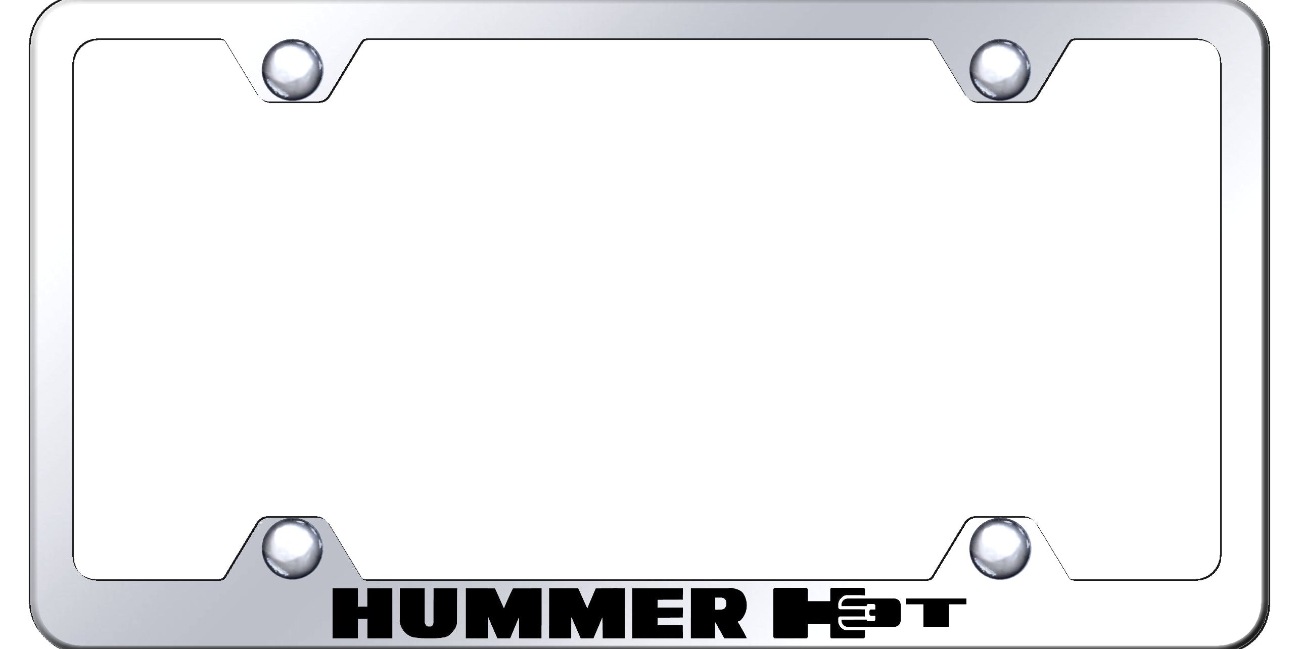 Hummer H3T Steel Wide Body Frame - Laser Etched Mirrored