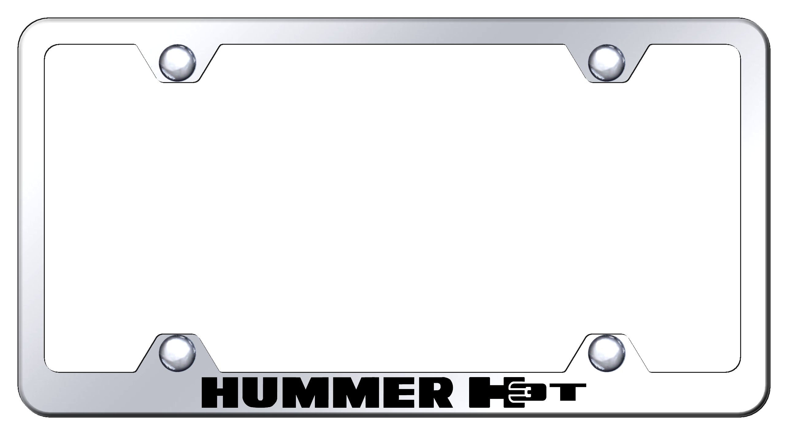 Hummer H3T Steel Wide Body Frame - Laser Etched Mirrored