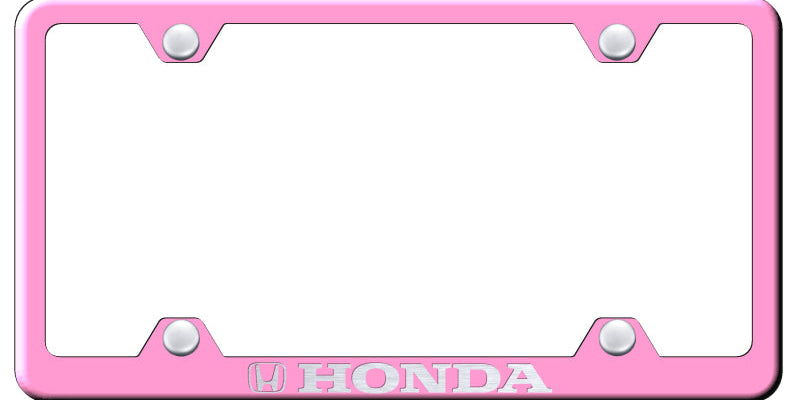 Honda Steel Wide Body Frame - Laser Etched Pink