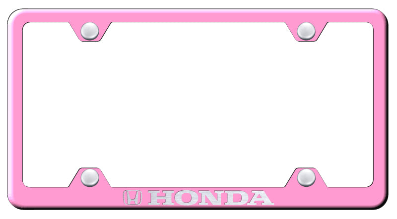 Honda Steel Wide Body Frame - Laser Etched Pink