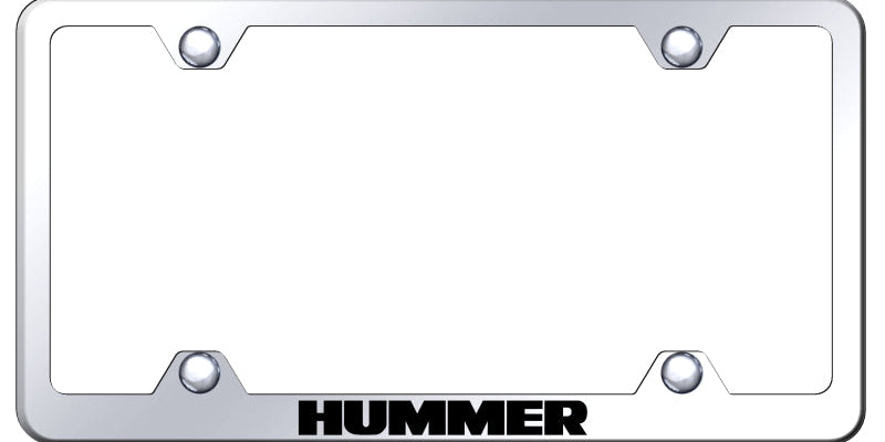 Hummer Steel Wide Body Frame - Laser Etched Mirrored