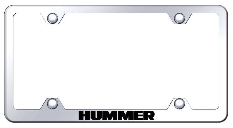 Hummer Steel Wide Body Frame - Laser Etched Mirrored