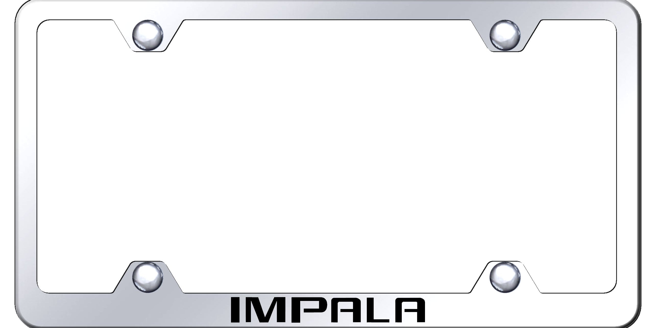 Impala Steel Wide Body Frame - Laser Etched Mirrored