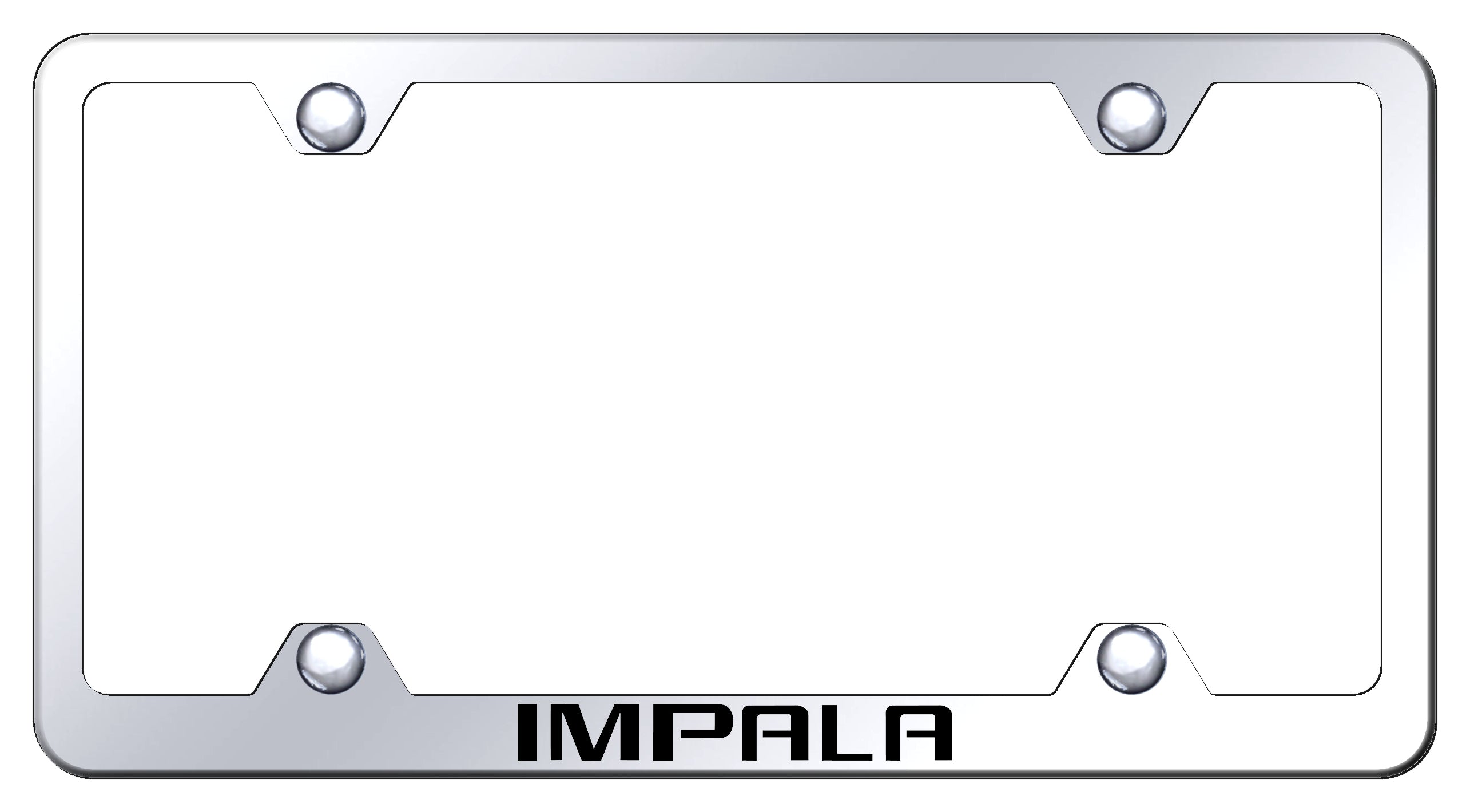 Impala Steel Wide Body Frame - Laser Etched Mirrored