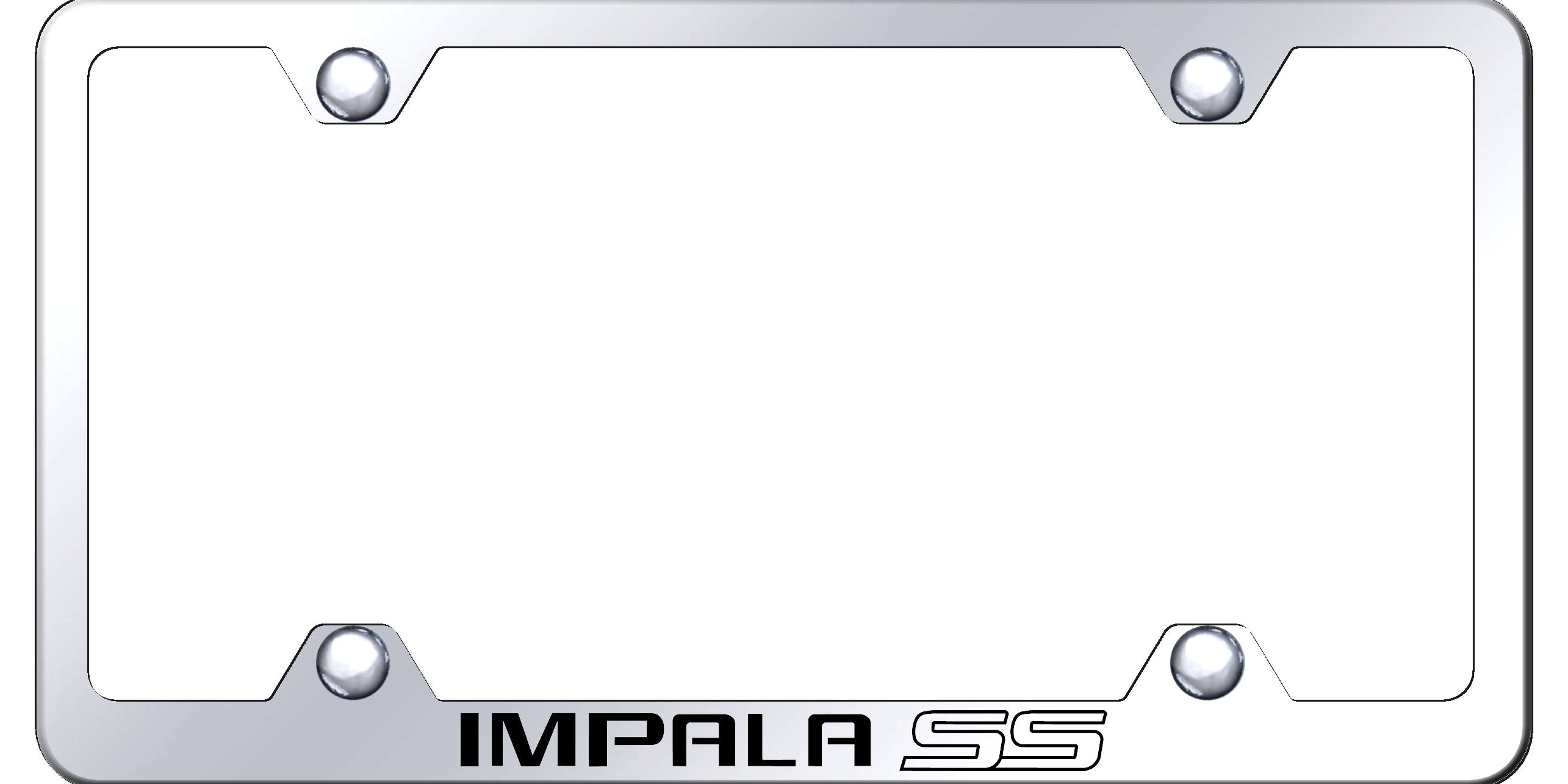 Impalla SS Steel Wide Body Frame - Laser Etched Mirrored