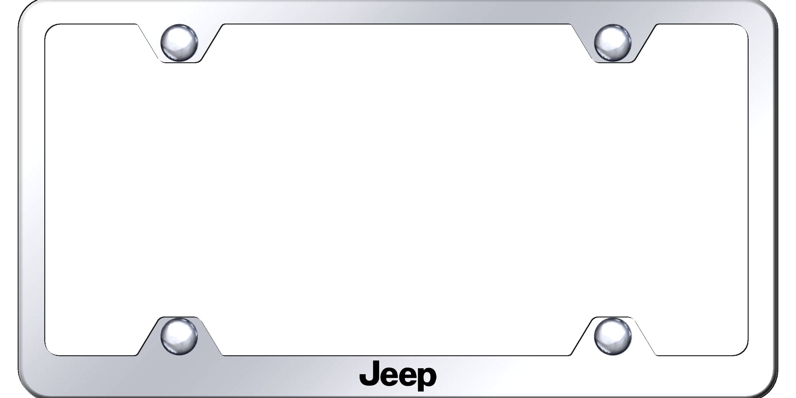 Jeep Steel Wide Body Frame - Laser Etched Mirrored