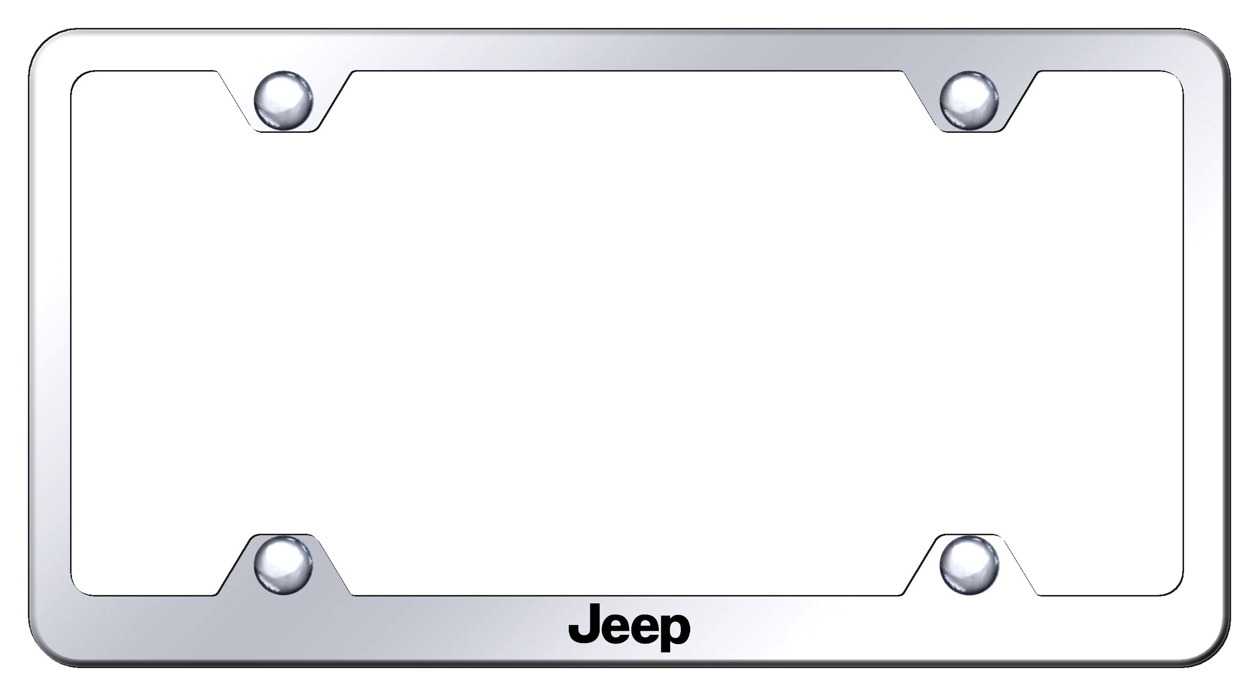 Jeep Steel Wide Body Frame - Laser Etched Mirrored