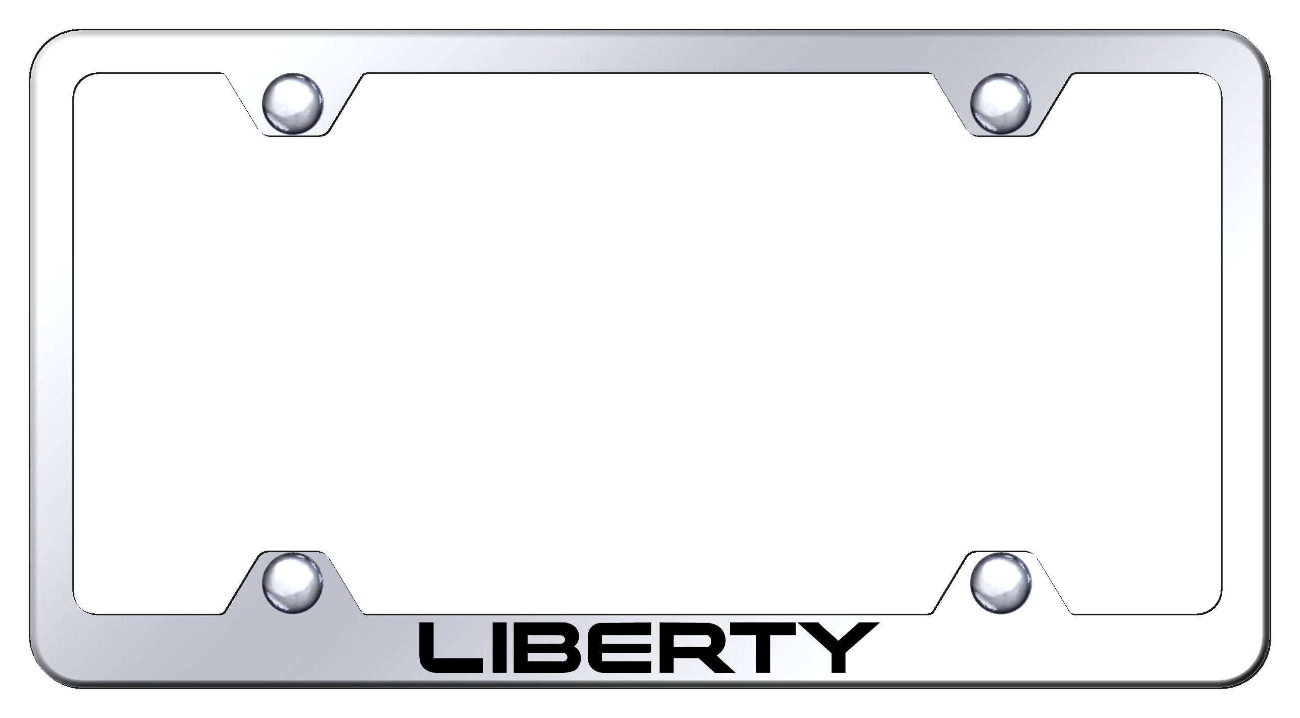 Liberty Steel Wide Body Frame - Laser Etched Mirrored