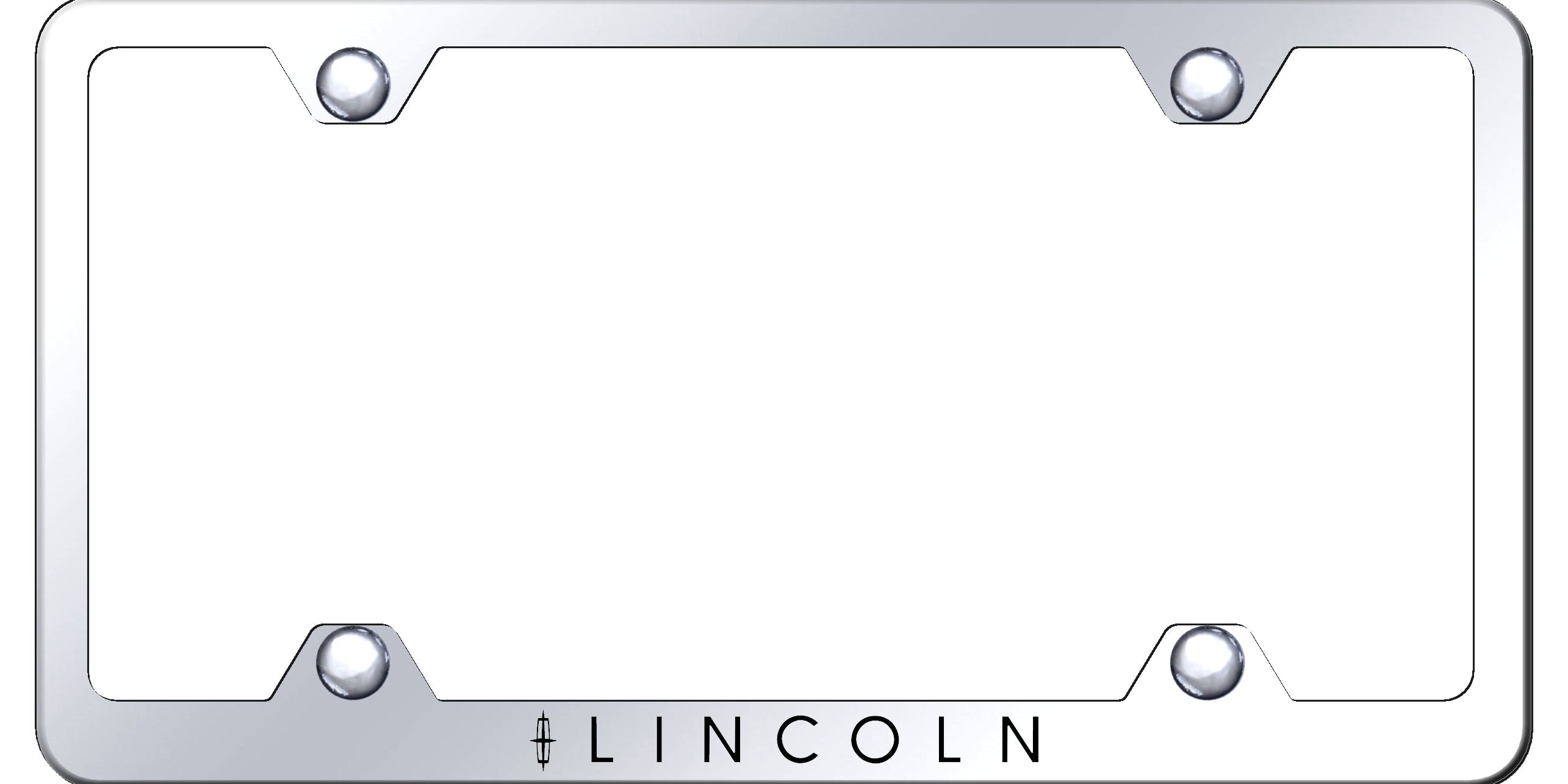 Lincoln Steel Wide Body Frame - Laser Etched Mirrored