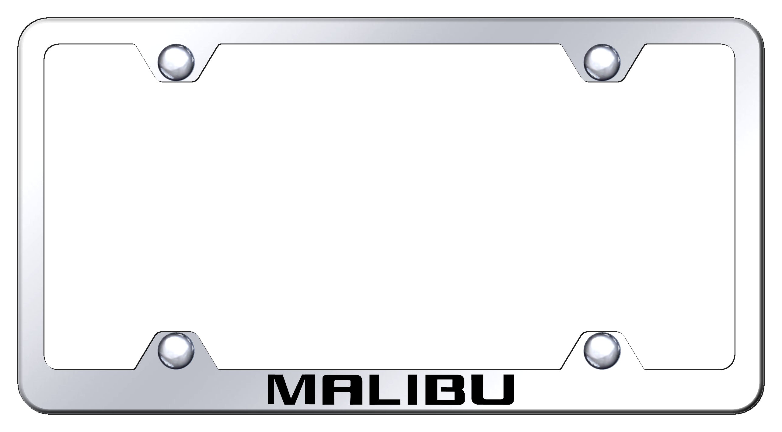 Malibu Steel Wide Body Frame - Laser Etched Mirrored